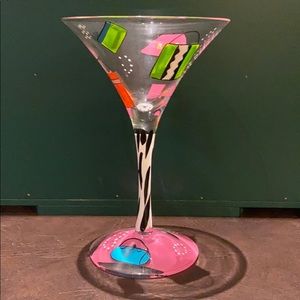 Lolita shopaholic martini glass